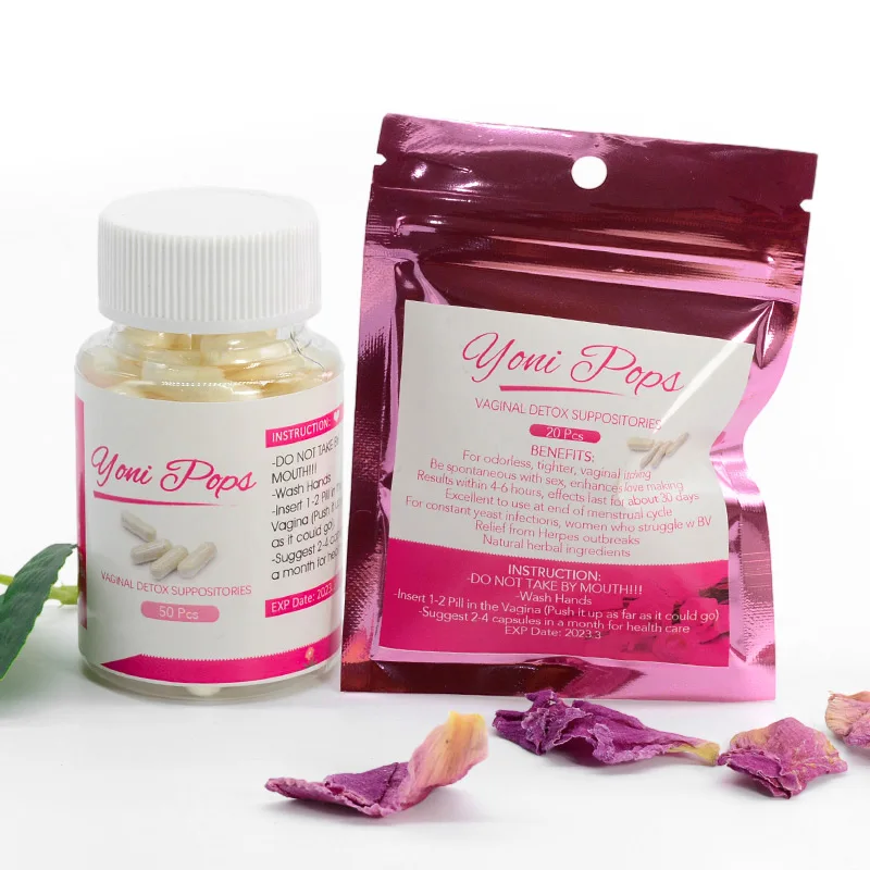 

Boric Acid Capsules Herbal Vaginal Suppositories Organic Vagina Cleaning Pills Yoni Pops