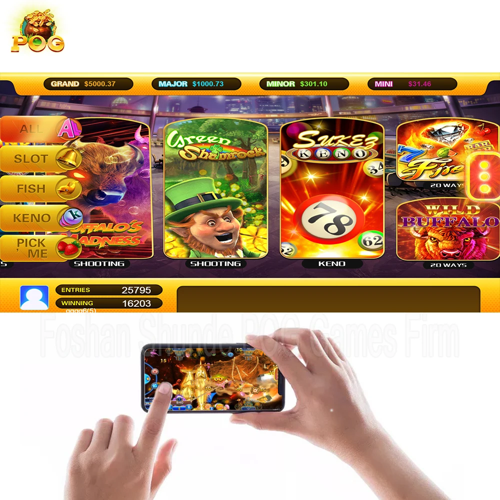 

POG Custom Most Popular 10 Players Igs Fish Game Software Ocean King 3 Plus Raging Fire