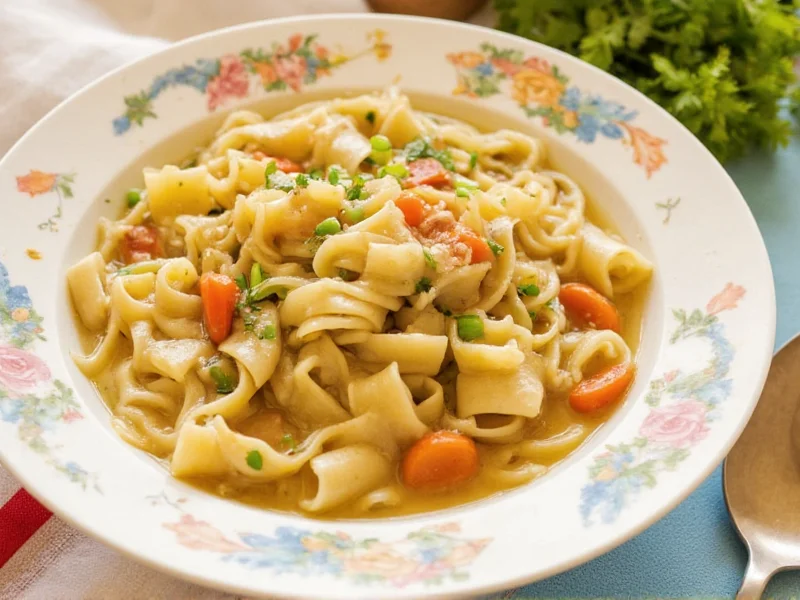 Easy Homemade Noodles for Chicken Soup Recipe