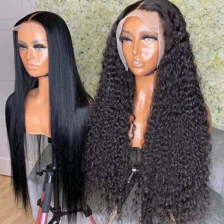 

Wholesale Cuticle Aligned Brazilian Hair Wig , Raw Unprocessed 100% Human Hair 13x6 HD Lace Frontal Wig with Baby Hair