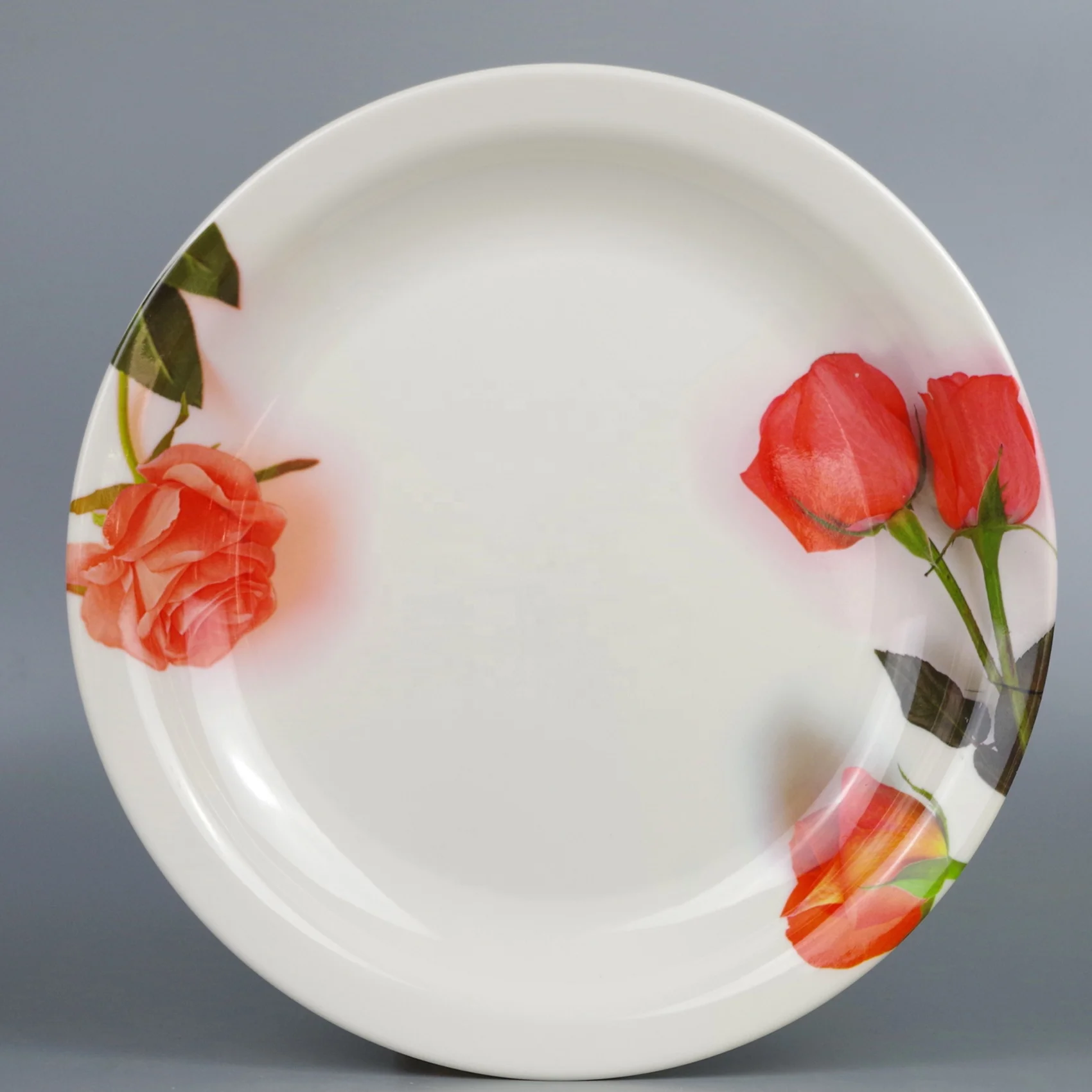 

High Quality Chinese Wholesale Custom Print Dinner Plastic Cheap Melamine Plate