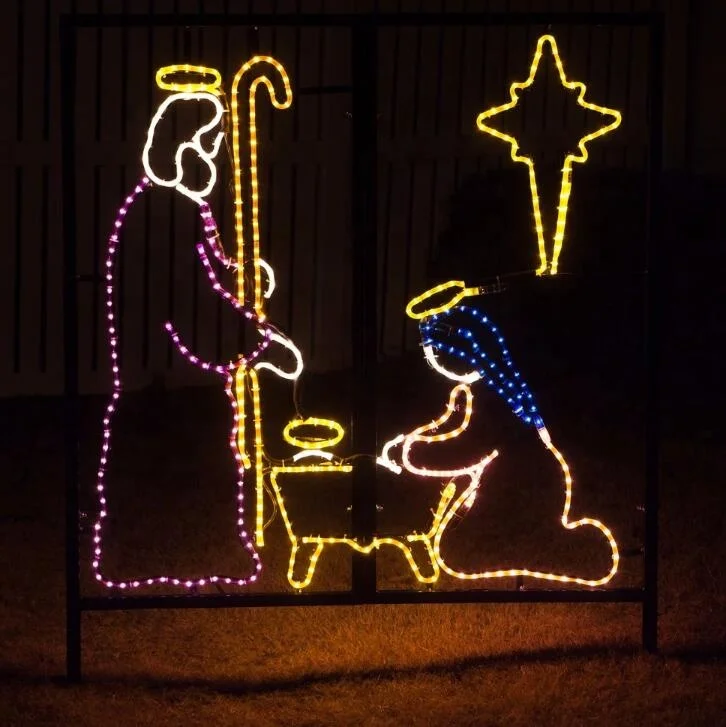 
Waterproof Outdoor Decoration lighting Nativity Christmas Motif lights Wedding Decoration light 