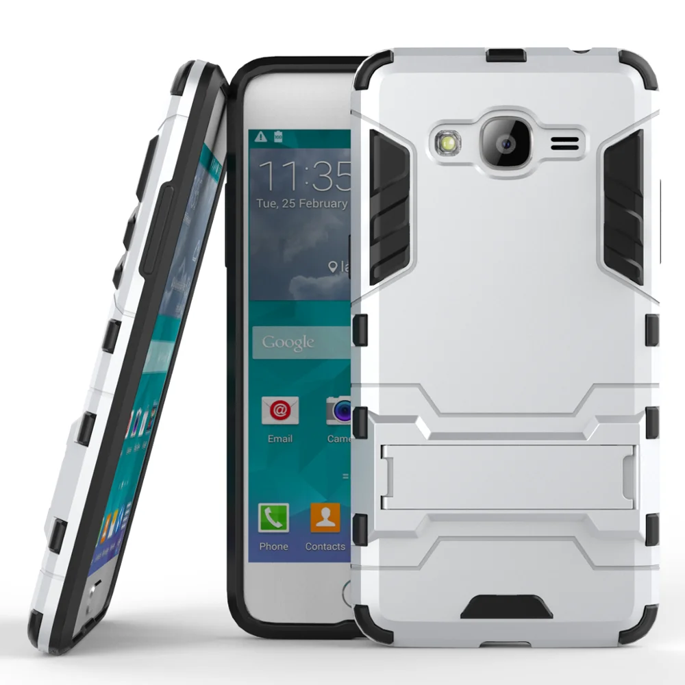 

Armor kickstand hybrid case for Samsung Galaxy J2 prime TPU PC Back Cover