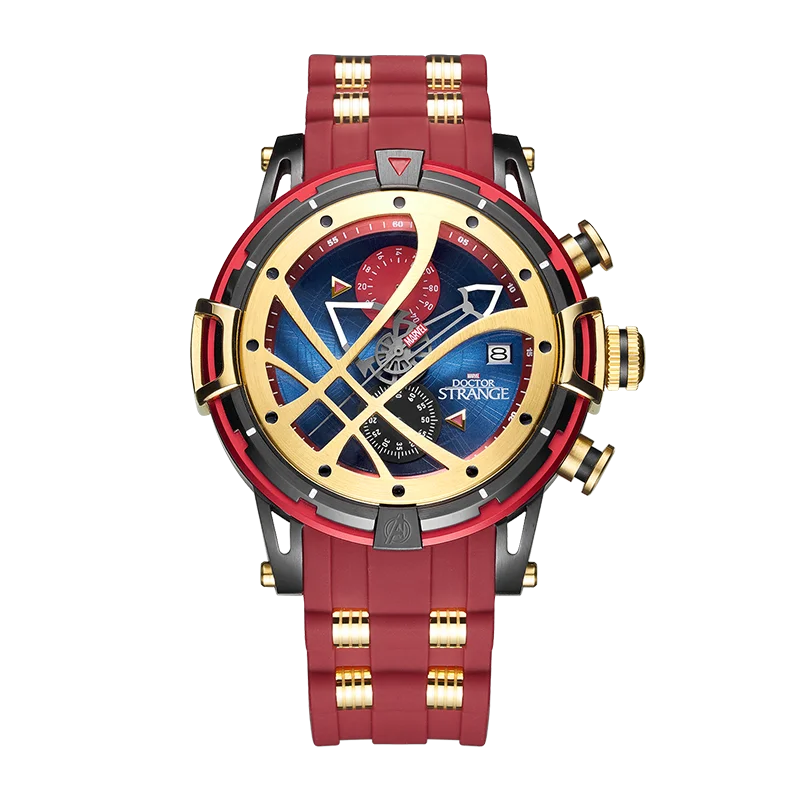 

2022 Premium Luxury Brand Original Marvel Licensed Men's Fashion Stainless Steel Case Date Display Doctor Strange 2 Quartz Watch