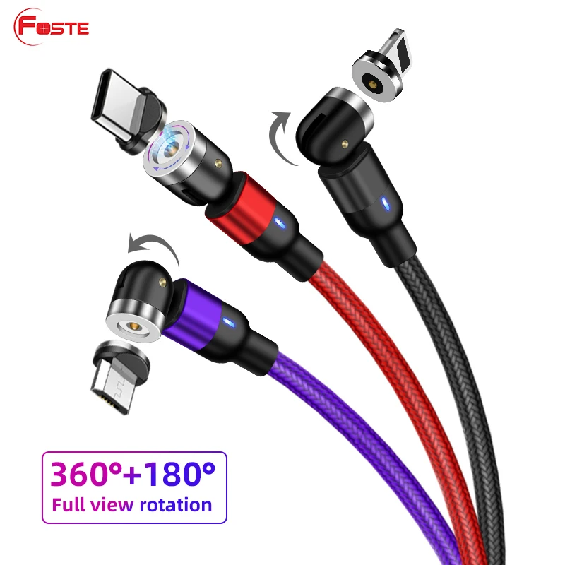 

Best Magnet data cable manufacturer nylon mobile phone fast charging magnetic usb data cable, Purple/red/black