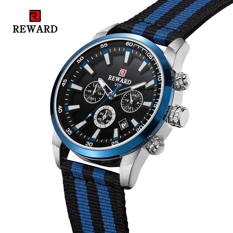 

RD63090M Camouflage multi-function luminous waterproof sports chronograph nylon strap outdoor hiking mountaineering men's watch