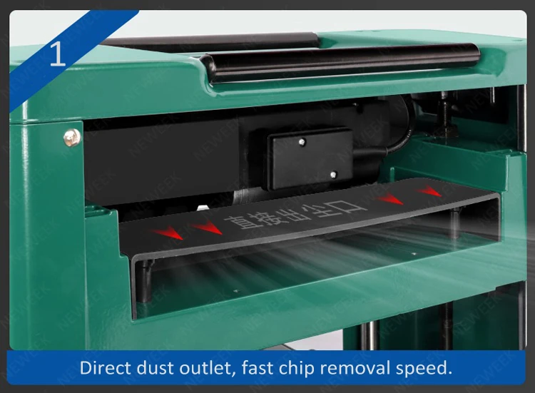 NEWEEK electromechanical bench wood thicknesser planer mini wood planer