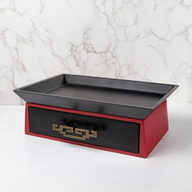 

Hotel Bathroom accessories storage box with tray