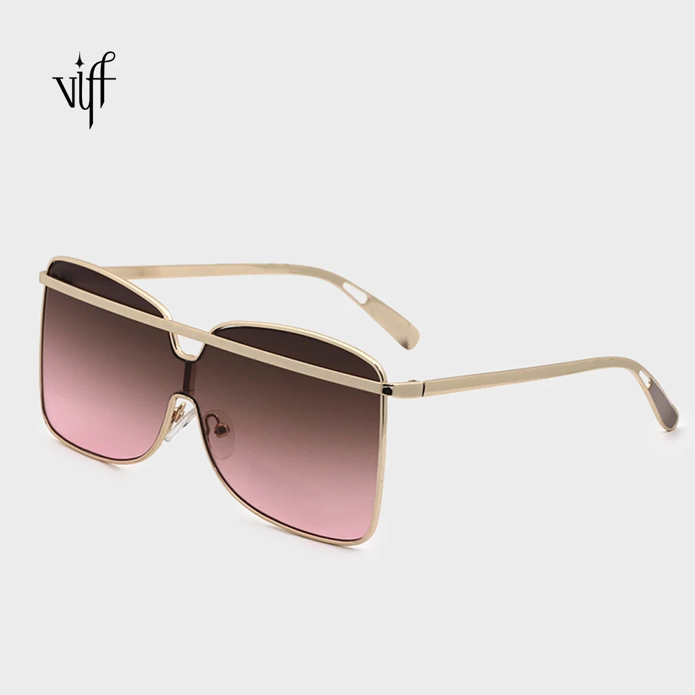 

VIFF HM19162 Hot Selling New Fashion Vintage Women Sunglasses Mirror Lens Glasses Metal Frame Sunglasses