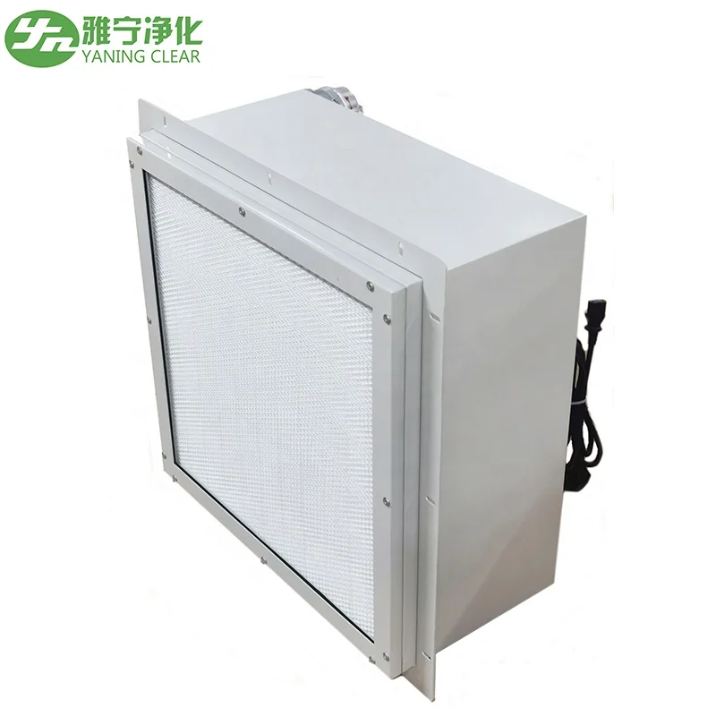 

YANING Manufacturer Price Filter Replacement Alarm DC AC Mycology Clean Room Laminar Flow Hood HEPA FFU Fan Filter Unit