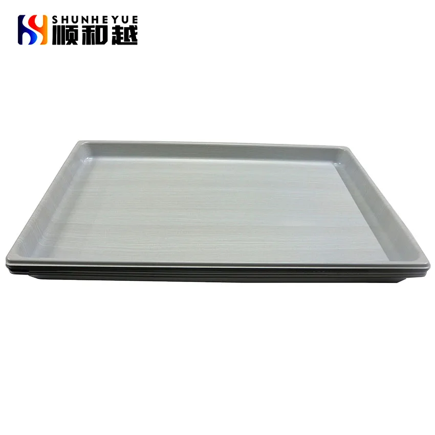 Waterproof Plastic Animal Cage Tray Abs Laminated With Pvc Wood Grain