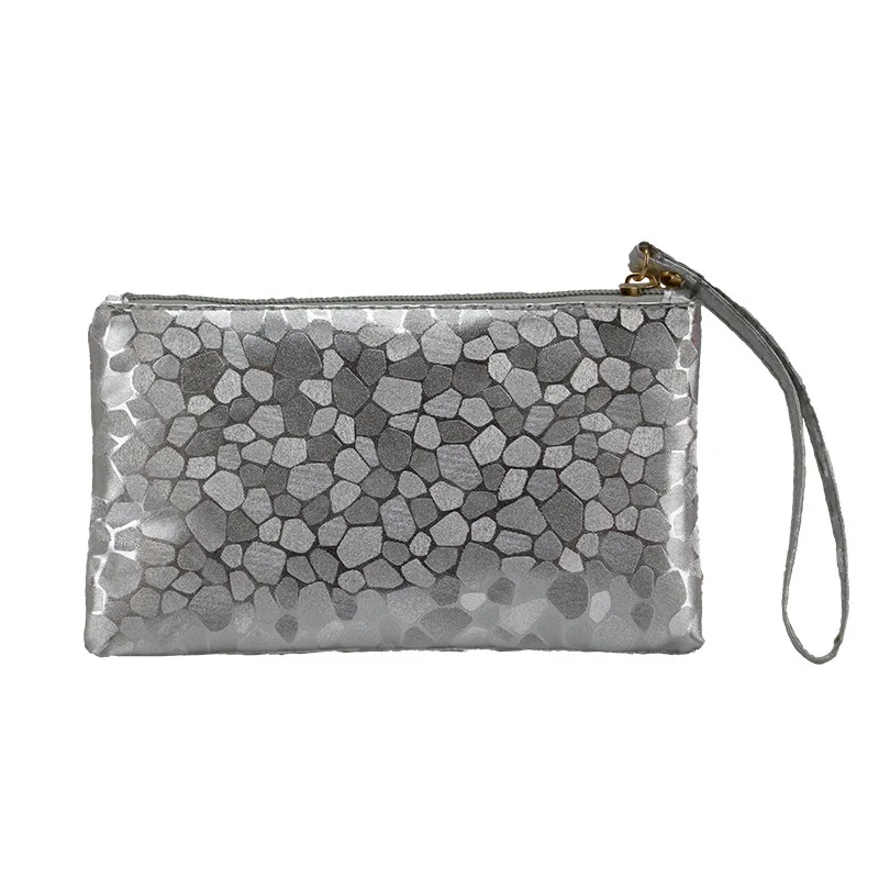 

New Trend Promotion Women Cheap Gold Clutch Purse New Design Small Lady Money Handbag