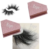 

Christmas Sales 25mm mink lashes 5D218 Eyelash factory wholesale full strip eyelashes accept customize packaging box