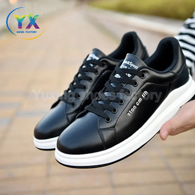 Wholesale Men Casual Shoes Pure White Stylish Lace-up Shoes For Sale ...