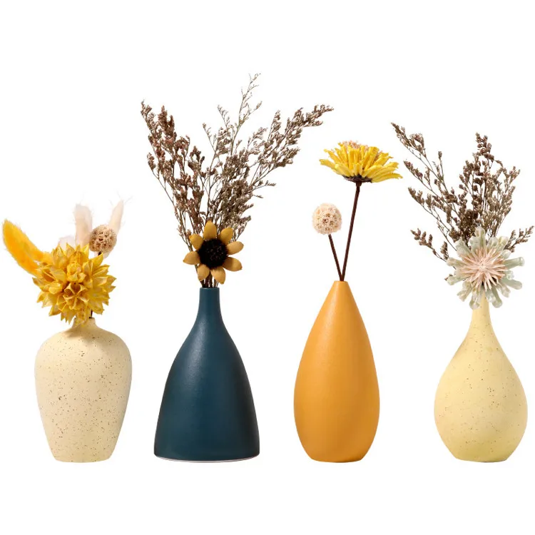 

Dried Flower Florero Moderno Desktop Decor Creative Nordic Minimalist Ceramic Flower Vase, Based on the styles you choose.