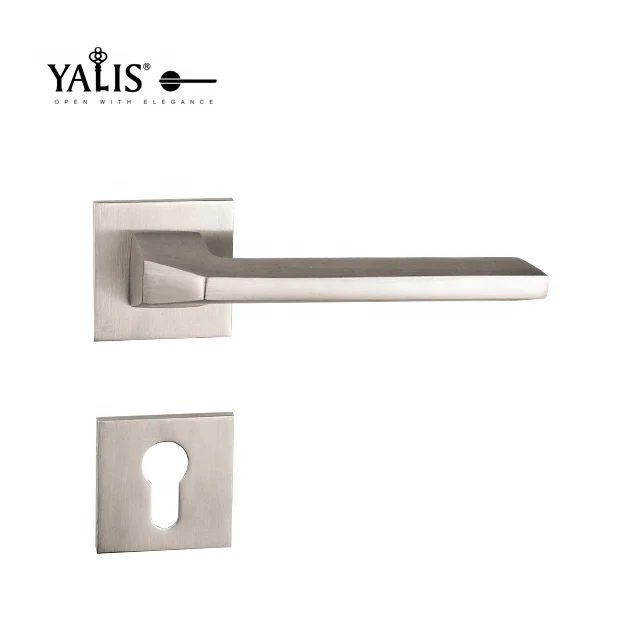 High Security Door Lock Handle Set Rosette Patent Design For Front