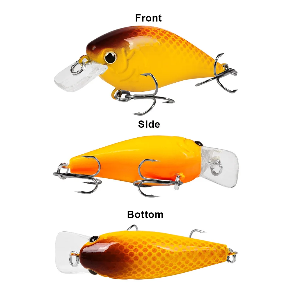 Newbility 7cm 13g  Hard Floating Crank Lure With 6# Treble Hook  Crankbait Bass Fishing Lure