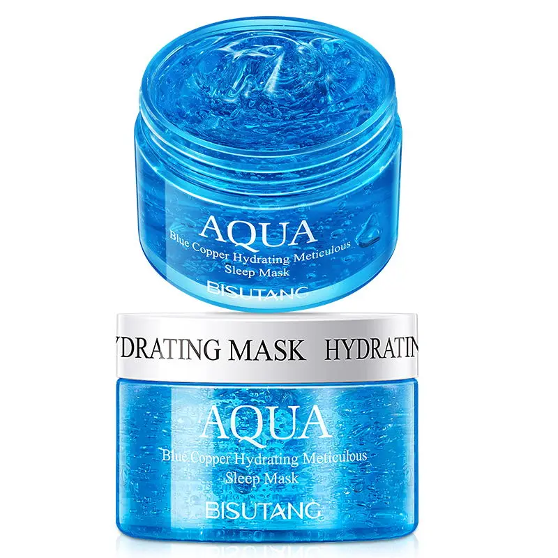 

BISUTANG Natural Moisturizing Nourishes Firming Hydrating Face Skin Care Sleep Masks Hyaluronic Acid Jelly Sleeping Facial Mask