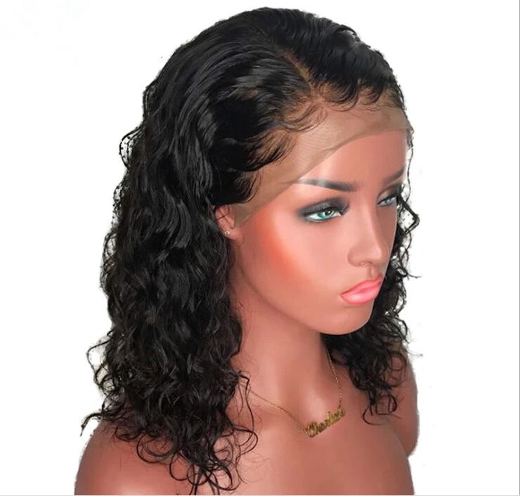 

zm52969h lady fashion small wave wigs 2020 hot sale lady synthetic lace front wigs