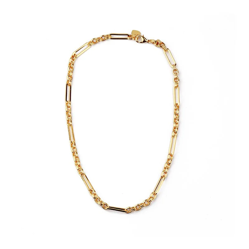 

RTS ins 14 K punk jewelry necklaces chain designer simple custom necklace jewelry women's necklace