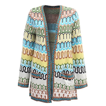 No Button Color Combination Bolero Long Sleeve Open Chest Knit Cardigan Sweater Buy Womens Oversized Cardigan Sweaters Women S Knit Cardigan Sweater Striped Oversized Cardigan Sweater Product On Alibaba Com