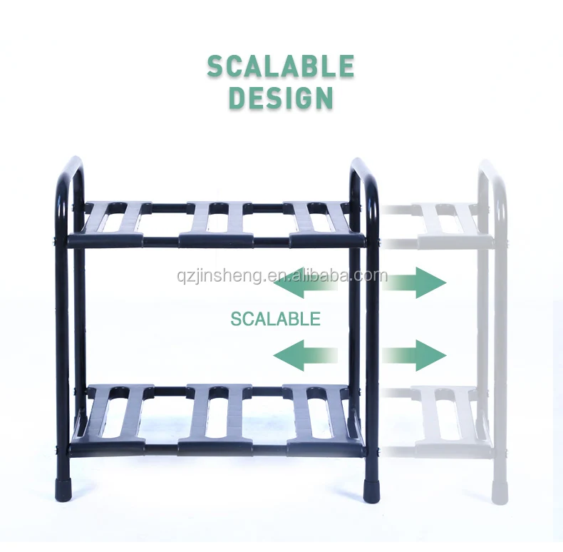

2-Tier Home Storage Rack Shelf Organizer Adjustable Under Sink Kitchen Storage Rack, Silver