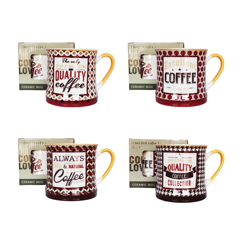 

hot sale mugs coffee ceramic stainless steel coffee mug with lid black mug