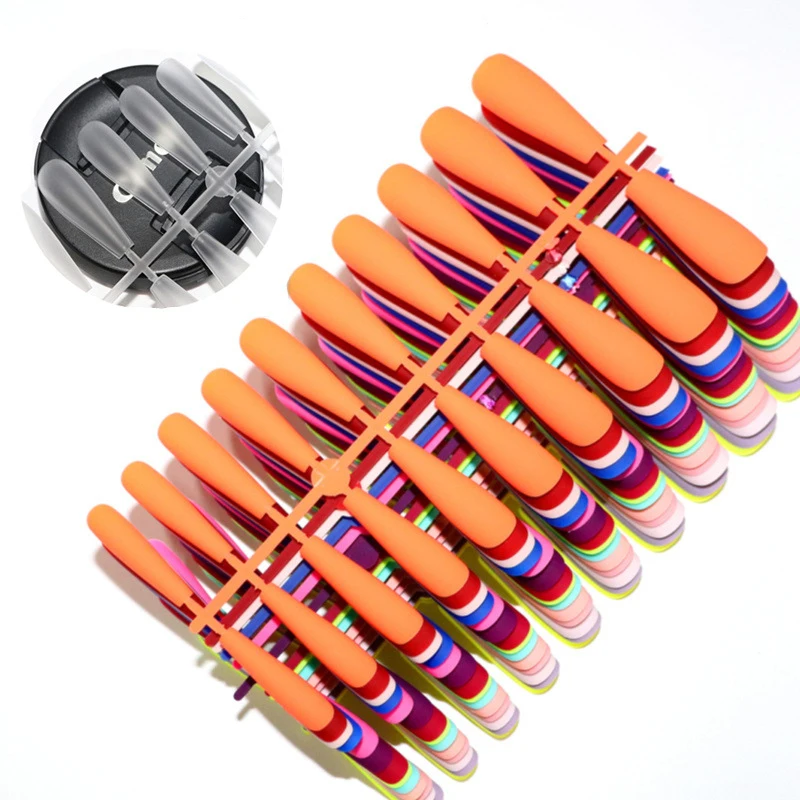 

20pcs/Box Artificial Fingernail Gel Nail Beauty Sets Nails Press On Nails For Wome