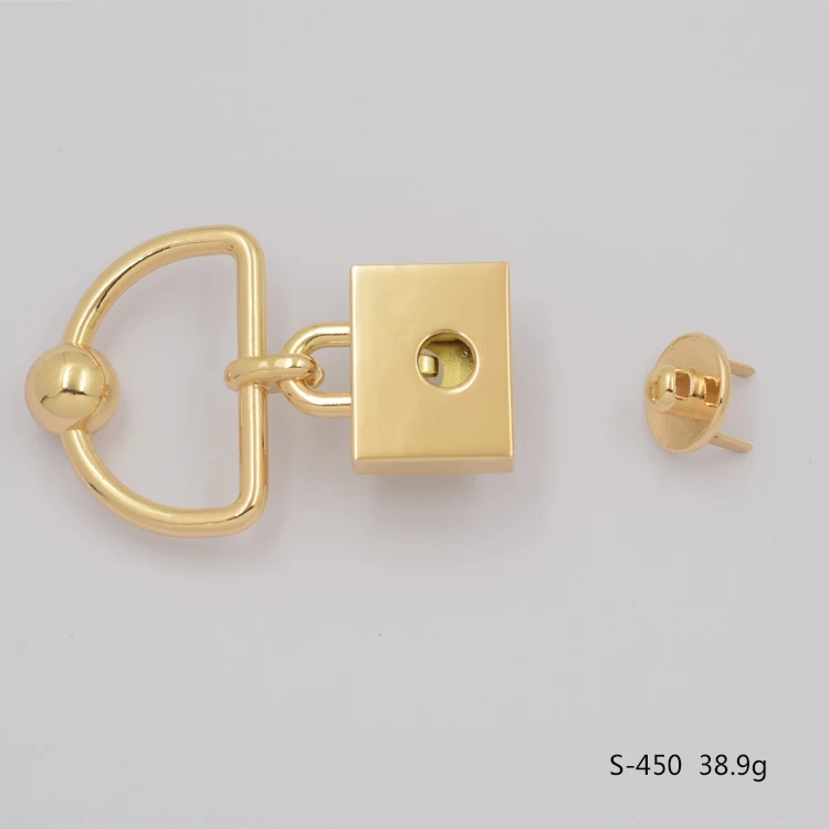 

fashion bag metal push lock press lock metal push lock for bag