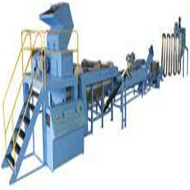 automatic pet flakes washing line bottle recycling machine