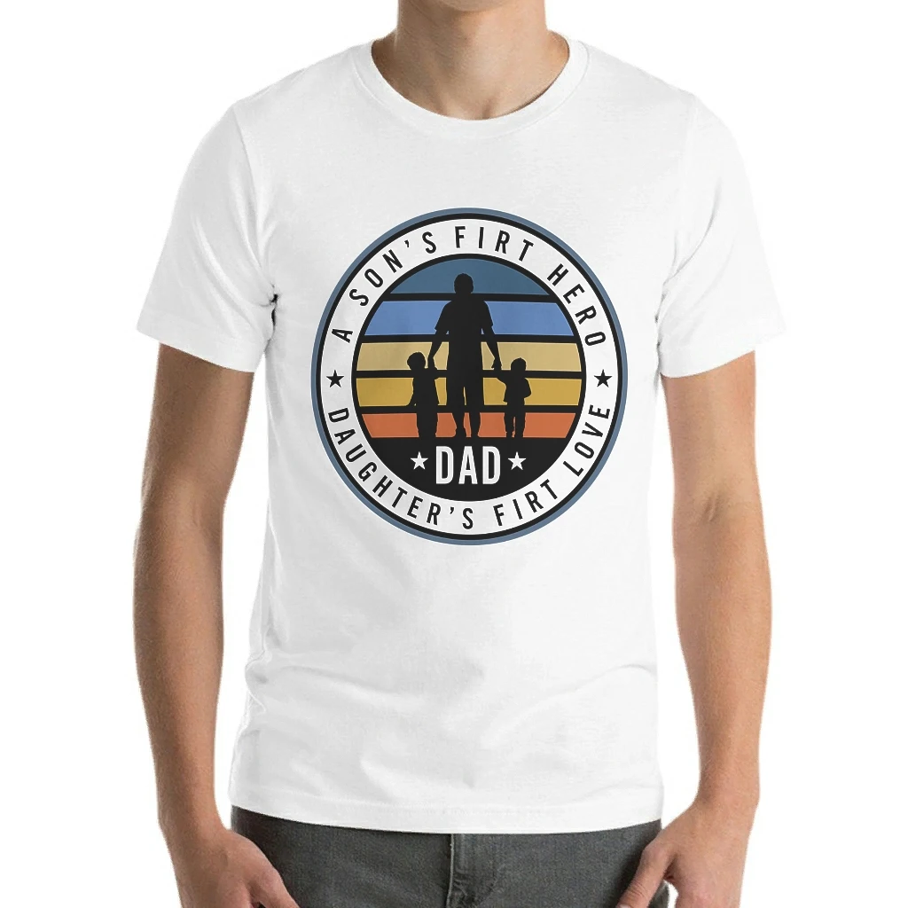 

Customization Father's Day Printing Summer Short Sleeve Men's T-shirt