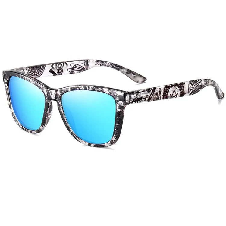 

2020 Wholesale colored oversize sunglasses Custom PC thin unisex Polarized fashion glasses sunglasses, Mix color or custom colors