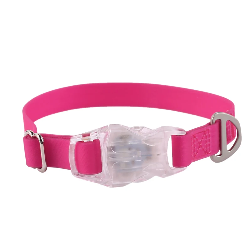 

Pet Supplies Waterproof Led Buckle Pet Collar Adjustable PVC Dog Collar, Green,yellow,orange,pink,red,blue,brown,black,white,etc.