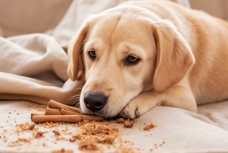 Dog owner safely storing spices in high cabinet away from pet access