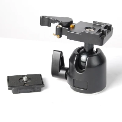 

Hot Selling Quick Release Plate Panoramic Head DLSR Camara Ball Head for Canon Camera, Black