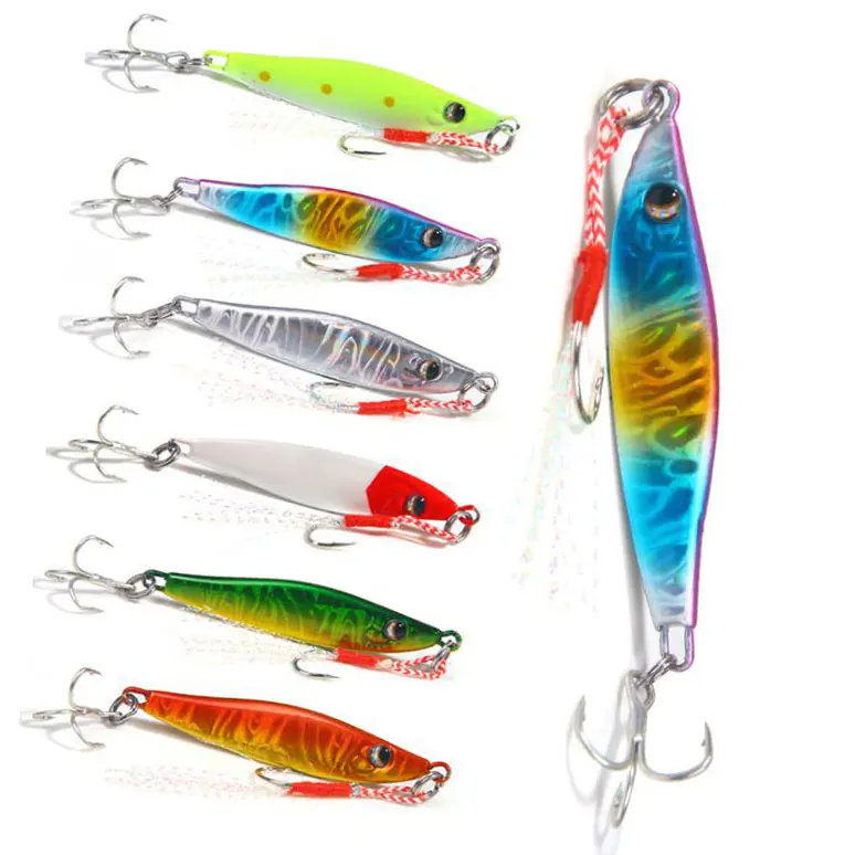

Hot sale luminous 5.5cm 6.5cm jig lure for sea fishing