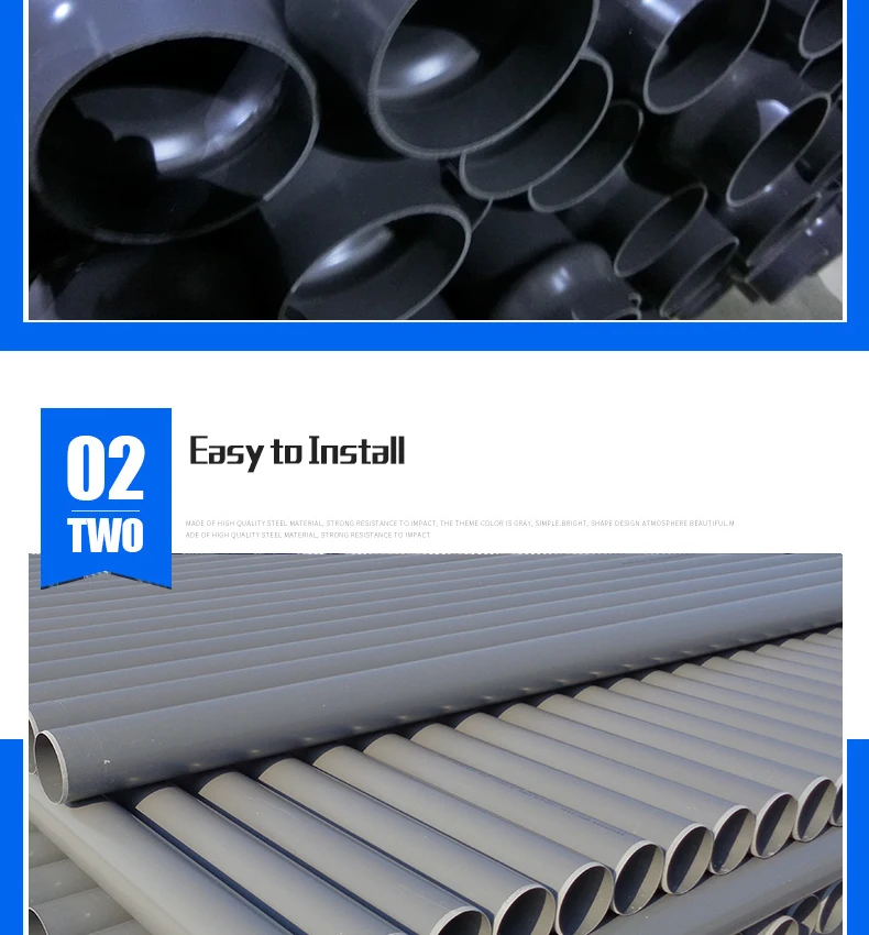 1/2 Inch 110mm Pvc Pipes Drainage Price Per Foot Buy 110mm Pvc Pipes