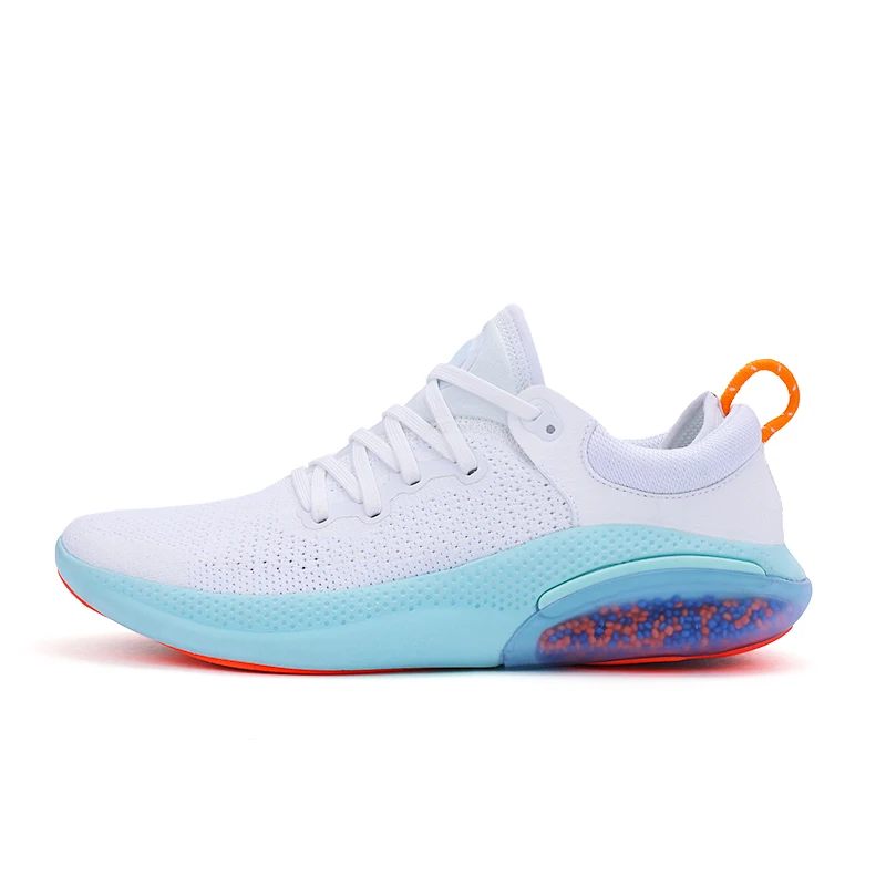 

2021 New Scarpe Sportive Mesh Lightweight Fashion Breathable Solid Color Soft Sole Outdoor Running Wholesale Men's Casual Shoe, White&orange,black&white, grey&red, dark blue