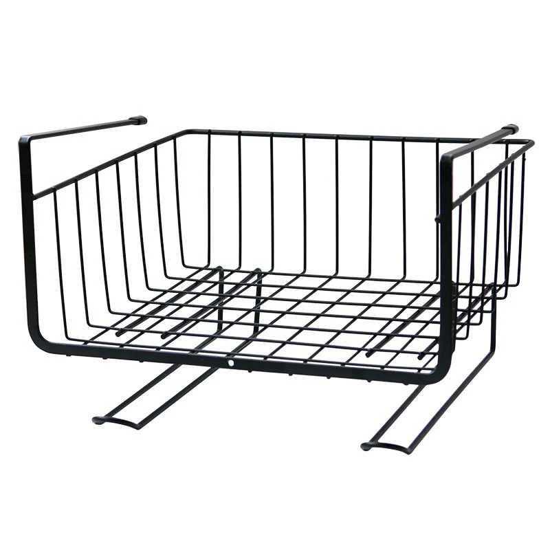 

Free Sample Space Savings Closet Kitchen Cabinets Table Under Shelf Sliding Organizer Wire Basket
