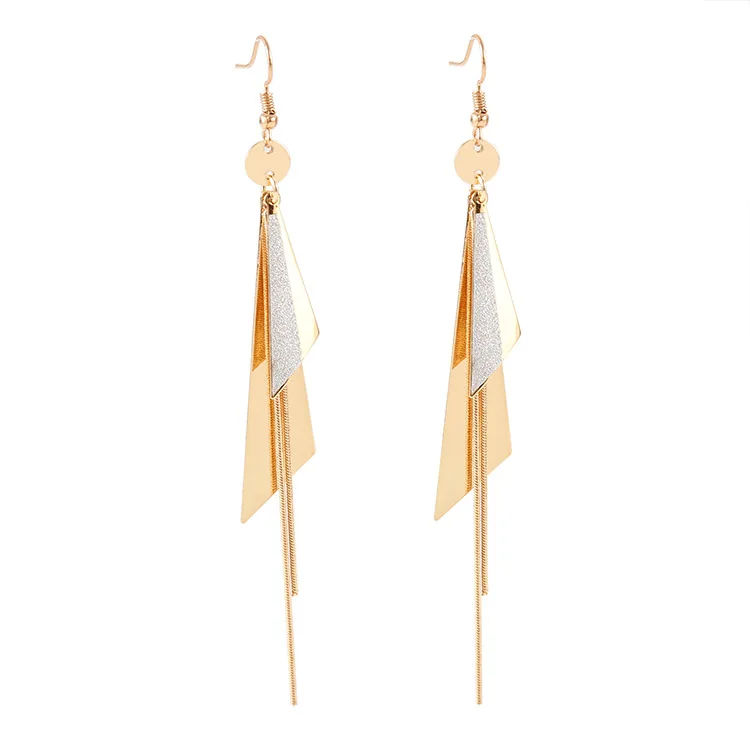 

Ancient eardop earring triangular-shaped earring direct sale, As pic