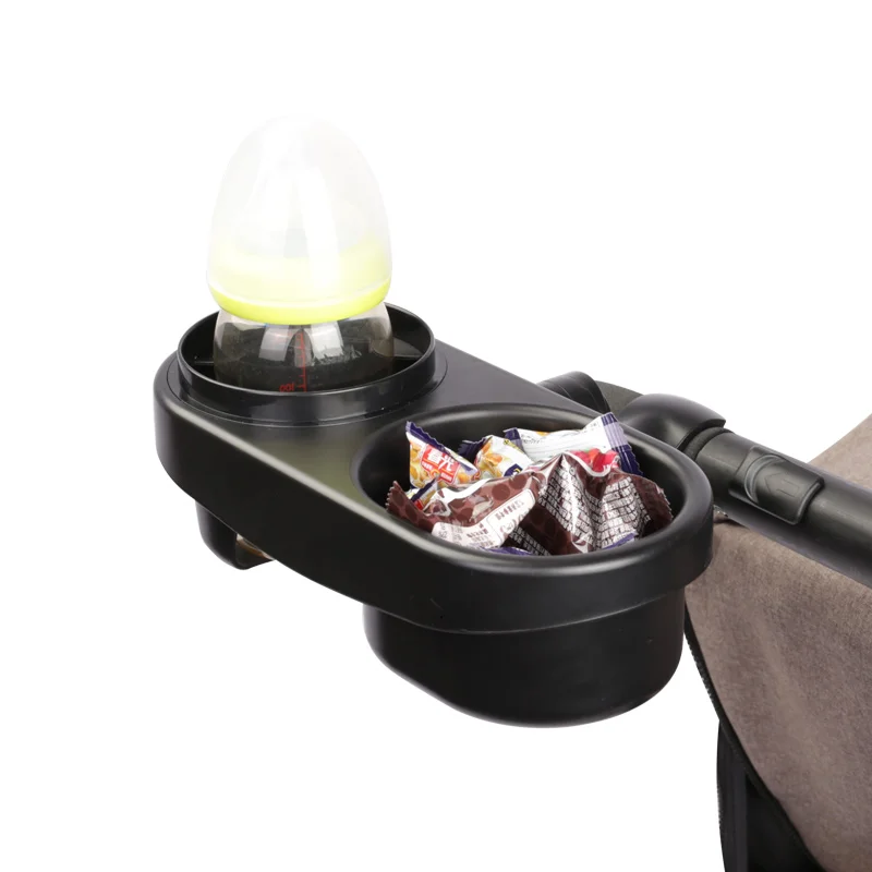 

Universal Multifunctional Double-groove Design Plastic Baby Bottle Holder Baby Stroller Cup Holder