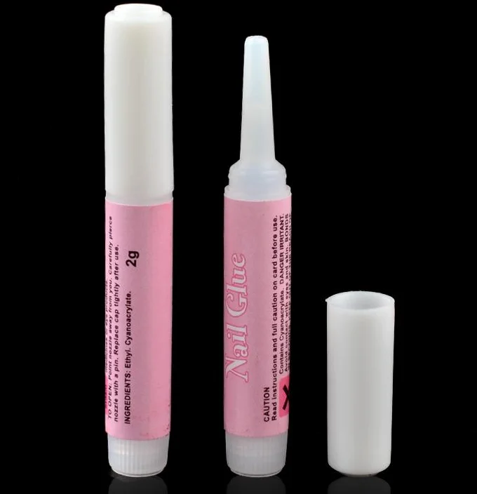 
China supply high quality 2g mini manicure glue nail glue 