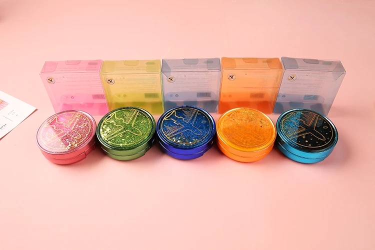 
Wholesale Colorful Plastic Pink Blue Contact Lens Cleaner Eye Lenses Case Box Contact+Lens+Cases 