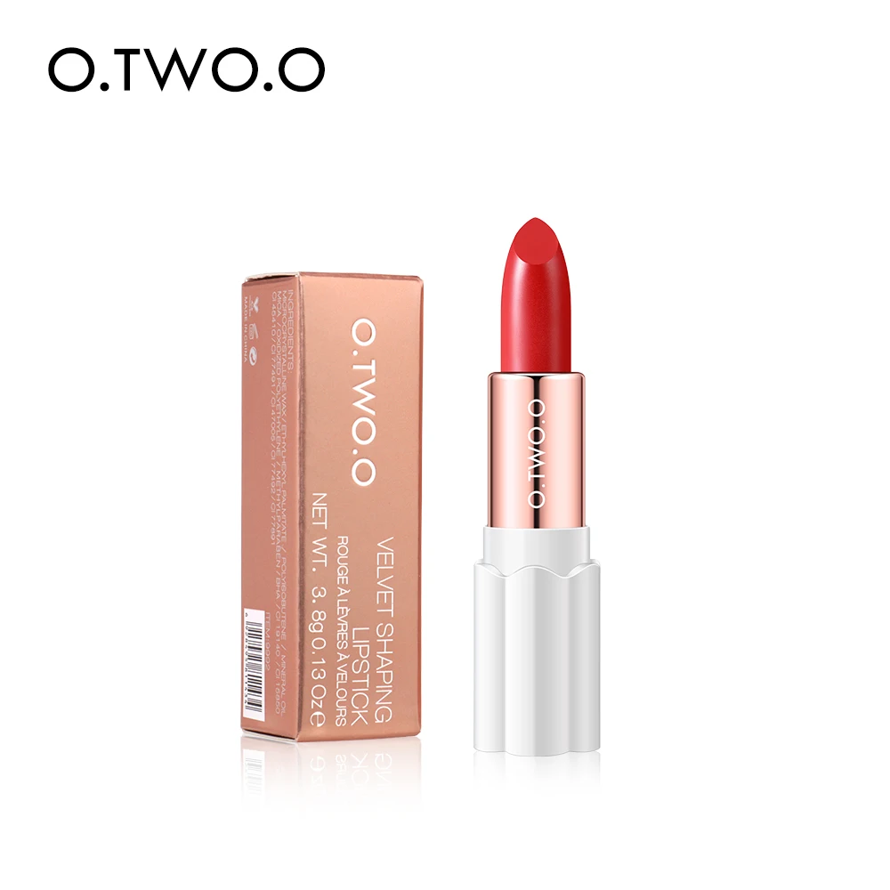 

Best Price O.TWO.O 12 Colors Velvet Matte Lipstick Silky Smooth Lipstick, Multi-colored