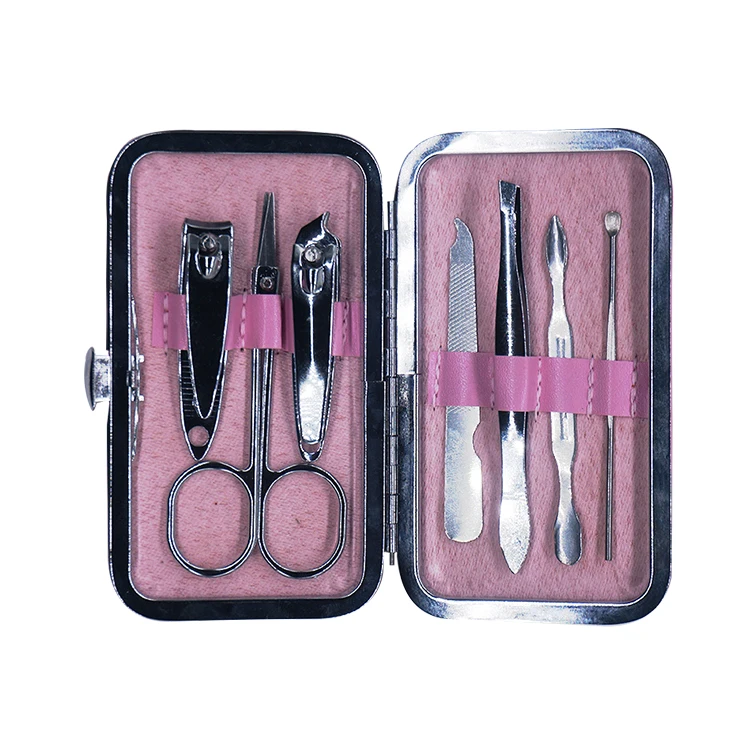 

High quality nail clippers manicure set 7 stainless steel