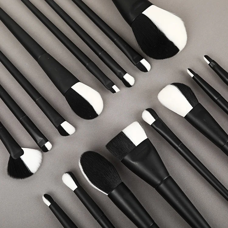 

professional makeup brush set with case private label foundation blush makeup brush