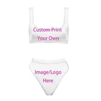 

Custom print Women Sexy Sport Bikini for Swimwear