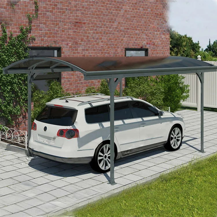 

Good waterproof economic carports garages with polycarbonate roof