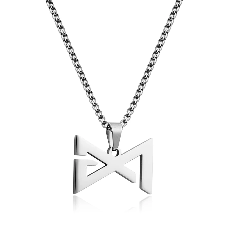 

DongGuan Suppliers Super Star PG Cross Triangle 18g Stainless Steel Necklace For Men