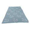 50DB78-5 100% organic cotton GOTS certified aids toy rotate horse Carousel twin side jacquard knit baby uk blanket